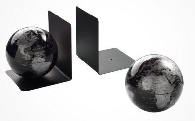 Globes bookends O1243